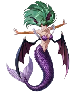 morrigan mermaid Blank Meme Template