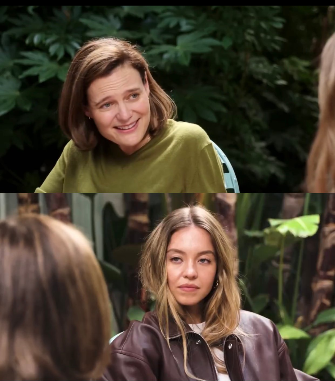 Sydney Sweeney interview Blank Meme Template