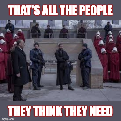 THAT'S ALL THE PEOPLE THEY THINK THEY NEED | made w/ Imgflip meme maker