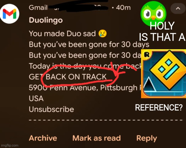 HOLY IS THAT A; REFERENCE? | made w/ Imgflip meme maker