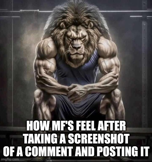 How bro felt after saying that | HOW MF'S FEEL AFTER TAKING A SCREENSHOT OF A COMMENT AND POSTING IT | image tagged in how bro felt after saying that | made w/ Imgflip meme maker