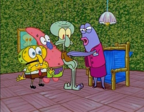 We're all squidward Blank Meme Template