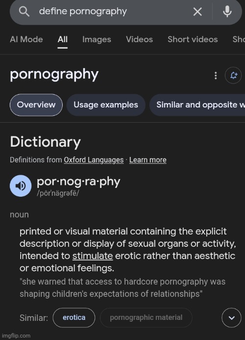 If there's no nudity or sex then it's not porn, it's just suggestive. | made w/ Imgflip meme maker