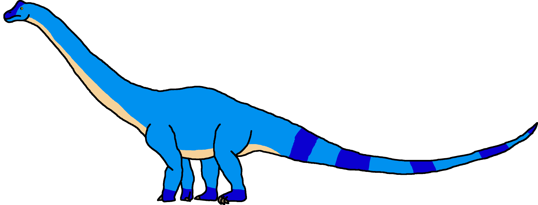 Male Brontosaurus Variant A (Paleoverse + EOIverse) Blank Meme Template