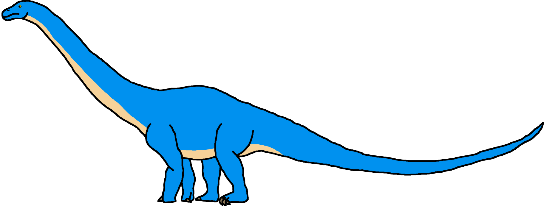 Female Brontosaurus Variant A (Paleoverse + EOIverse) Blank Meme Template