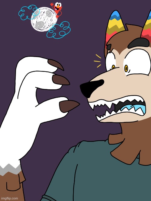 Night Of The Lycañata! (Art By Me) | made w/ Imgflip meme maker