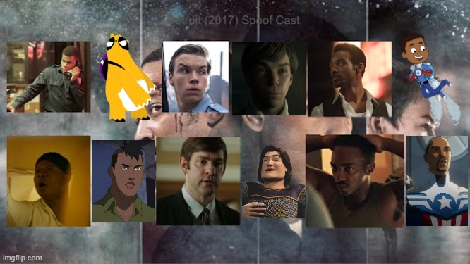 Credit to Mico the Ninjago Fan 2024 for this used | image tagged in meme,memes,spoof cast,detroit,characters,roles | made w/ Imgflip meme maker