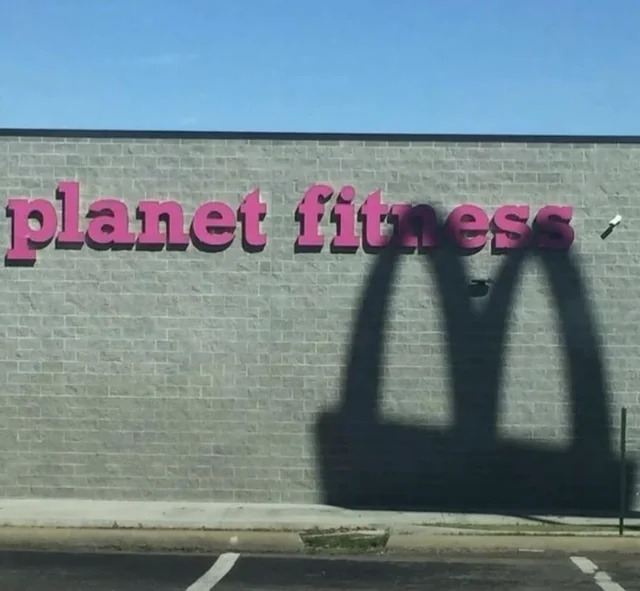 Planet Fitness McDonalds Blank Meme Template