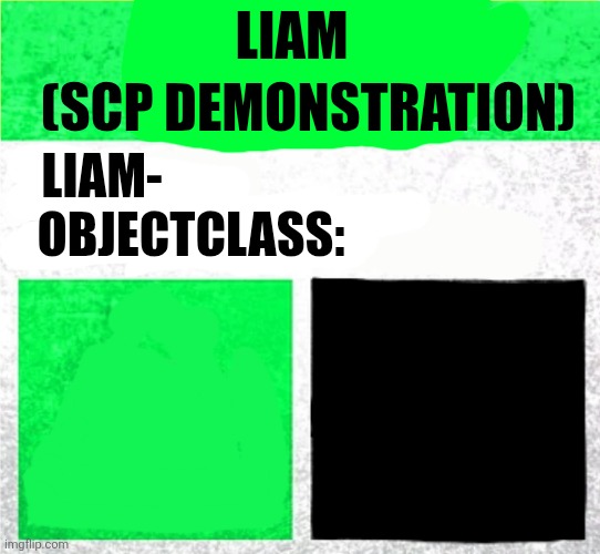 Liam Safe Blank Meme Template