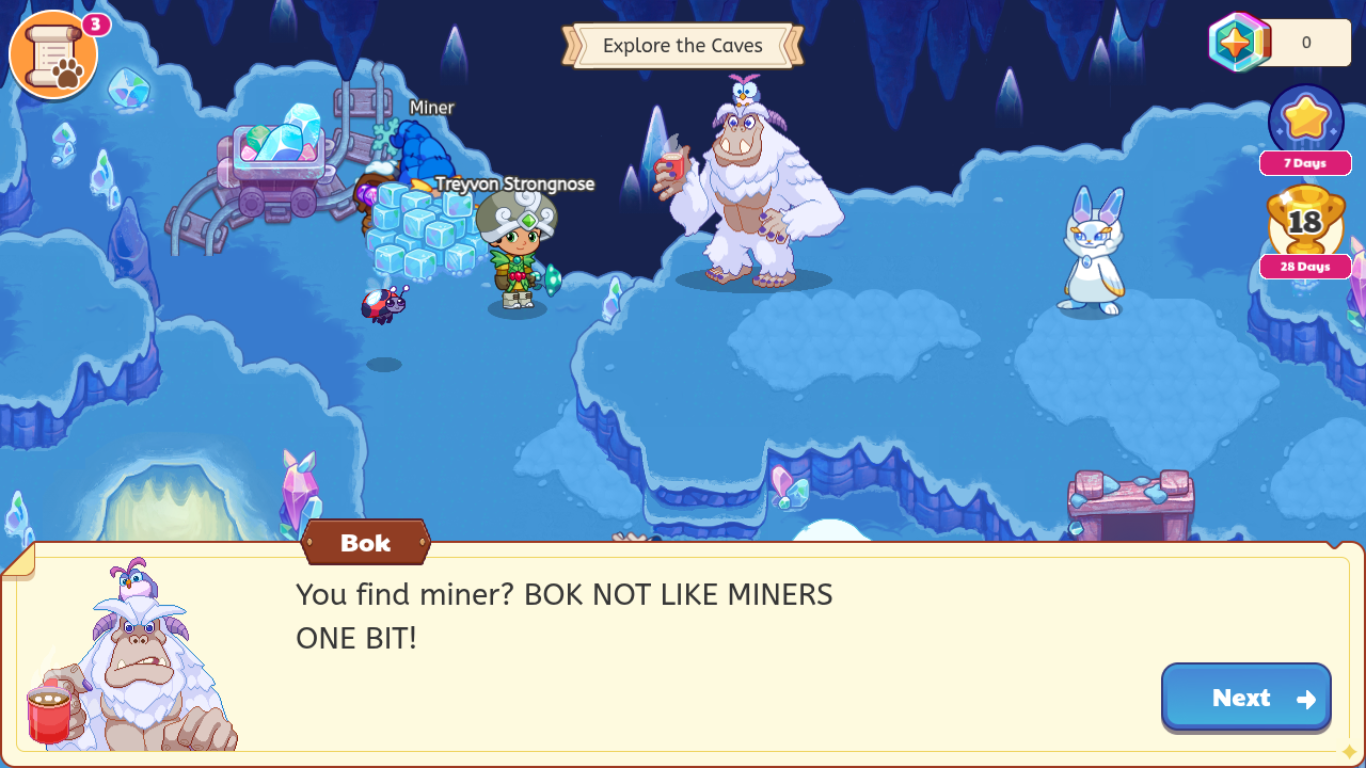 bok don't like miners Blank Meme Template