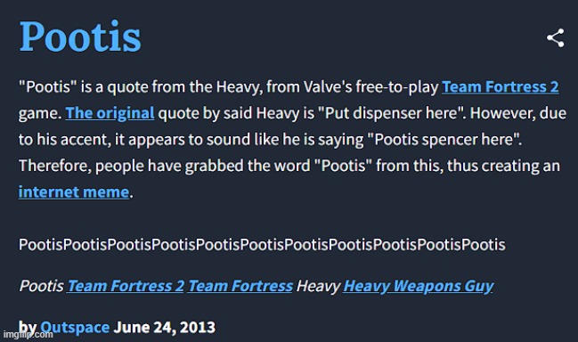 in case anyone doesn't know what pootis means | made w/ Imgflip meme maker