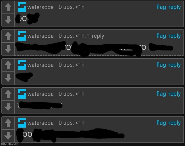 Oooooooo | image tagged in watersoda | made w/ Imgflip meme maker