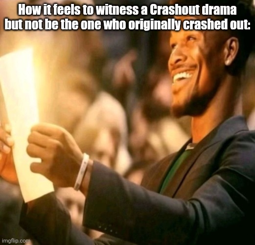 I've learned the art of keeping my composure | How it feels to witness a Crashout drama but not be the one who originally crashed out: | image tagged in jimmy butler happy | made w/ Imgflip meme maker