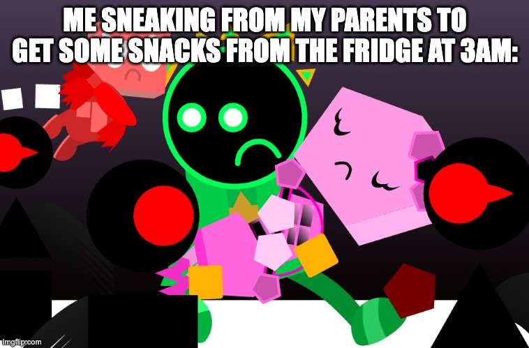 Blixer yoshi sneaking from bad guys | ME SNEAKING FROM MY PARENTS TO GET SOME SNACKS FROM THE FRIDGE AT 3AM: | image tagged in jsab | made w/ Imgflip meme maker