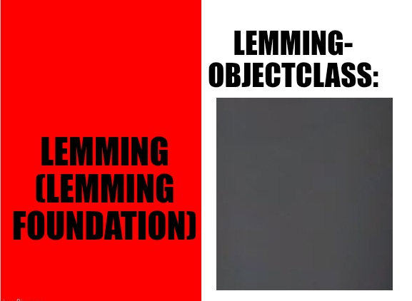 Lemming Keter Blank Meme Template