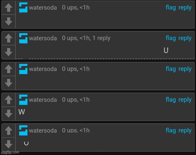 UwU | image tagged in watersoda,uwu | made w/ Imgflip meme maker