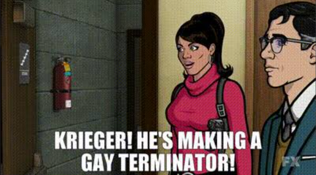 Gay Terminator Blank Meme Template