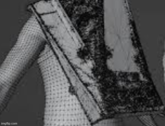 brief reminder of silent hill 2 remake pyramid head's topology | made w/ Imgflip meme maker