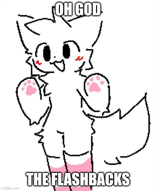 When I first joined this stream... | OH GOD; THE FLASHBACKS | image tagged in boykisser | made w/ Imgflip meme maker