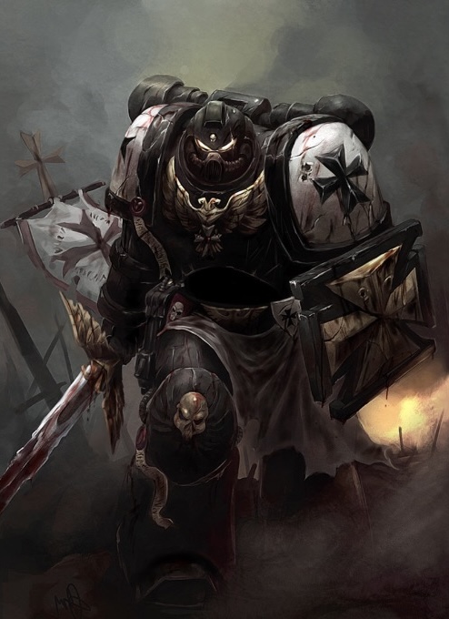 Dark Templar, right handed Blank Meme Template