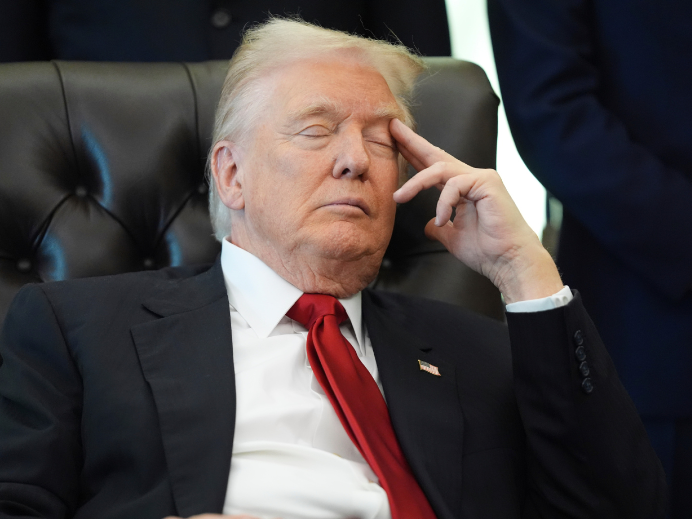 Sleepy trump Blank Meme Template