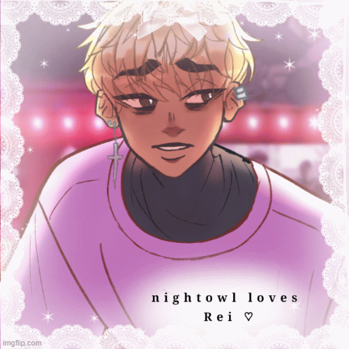 nightowl loves Rei | image tagged in gifs,yumeship | made w/ Imgflip images-to-gif maker