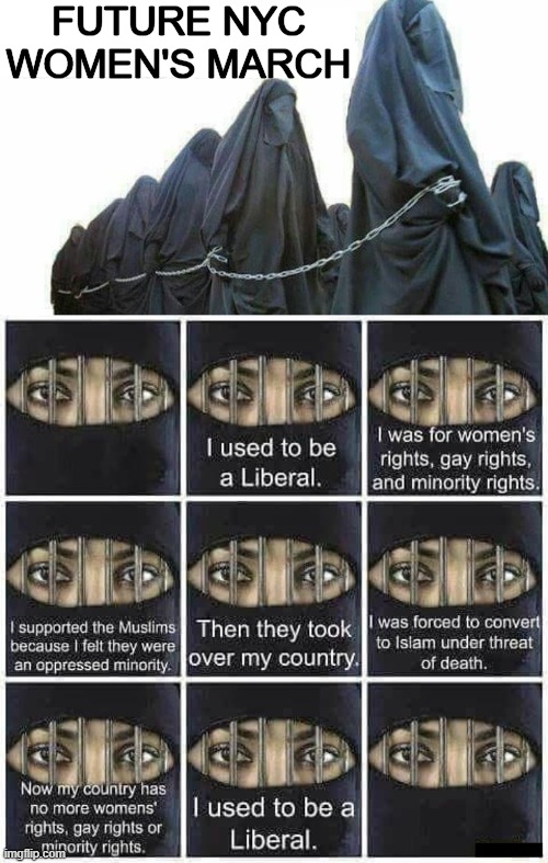 Past Behavior is The Most Reliable Predictor of Future Behavior -- Gordon Livingston | FUTURE NYC 
WOMEN'S MARCH | image tagged in nyc,america,muslims,liberals,women's march,political humor | made w/ Imgflip meme maker