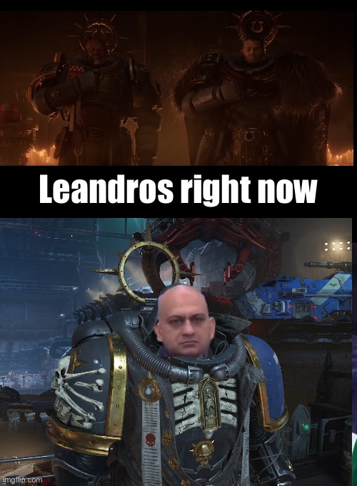 Captain Titus | Leandros right now | image tagged in disappointed man | made w/ Imgflip meme maker