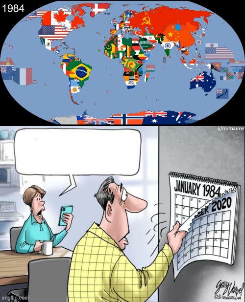 image tagged in 1984 calendar | made w/ Imgflip meme maker