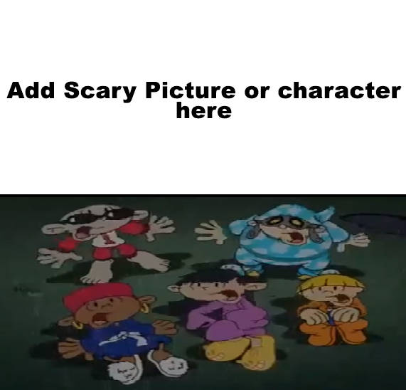 KND scared meme Blank Meme Template