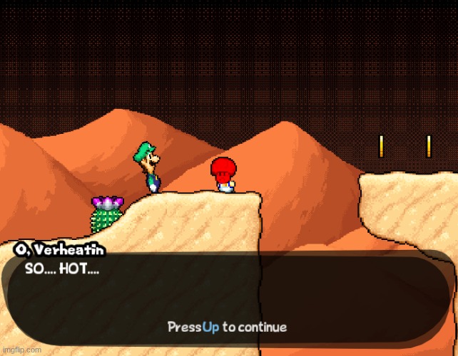 it's funny because the toad's name is a pun on "overheating" | made w/ Imgflip meme maker