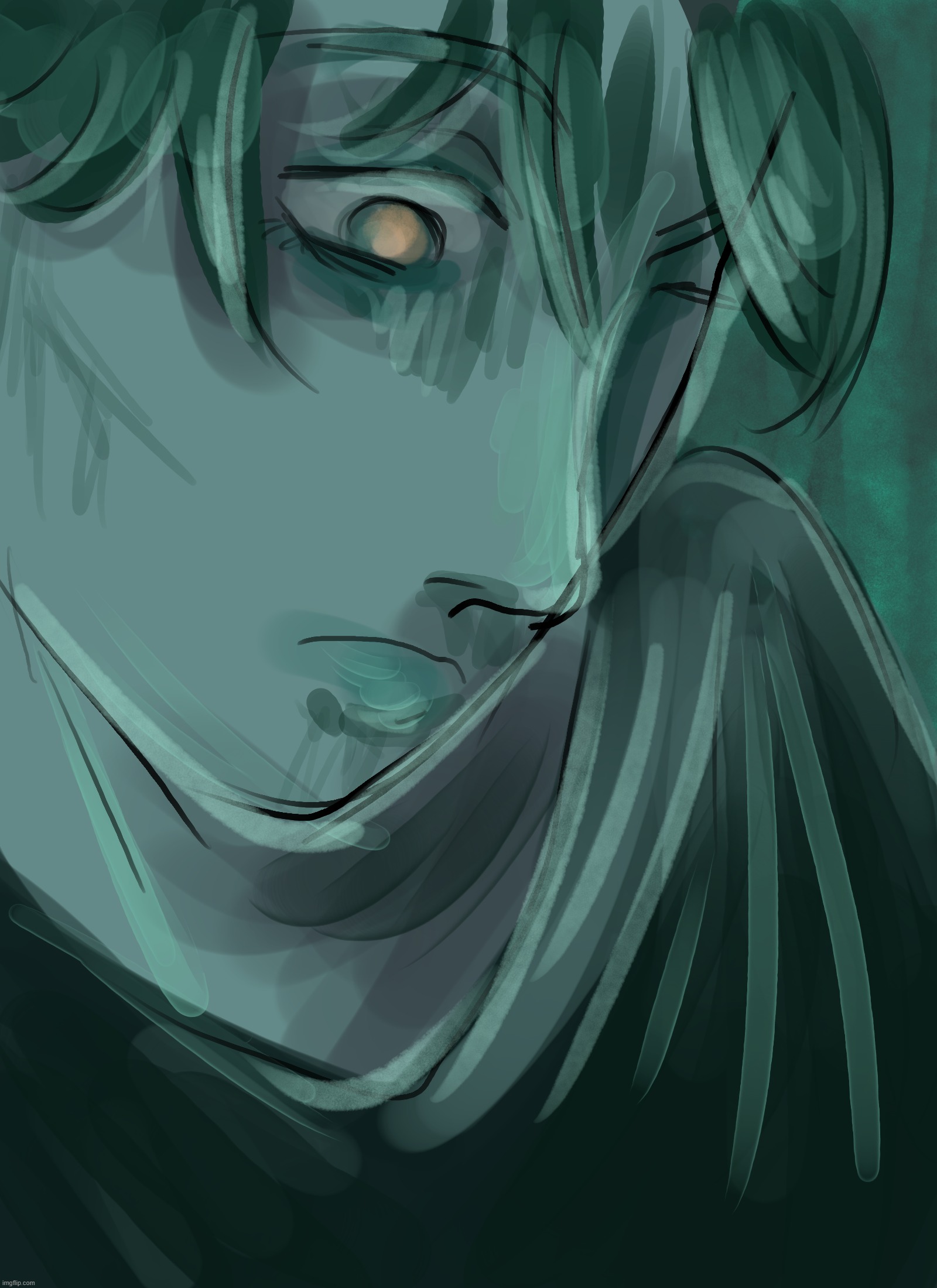 memecheese oc, changed color pallette, his character is already so yummy though | made w/ Imgflip meme maker