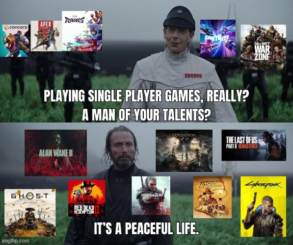 Its just peaceful and fun | image tagged in memes,funny,gaming,video games,so true,relatable memes | made w/ Imgflip meme maker