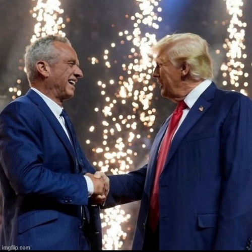 RFK and Trump | image tagged in rfk and trump | made w/ Imgflip meme maker