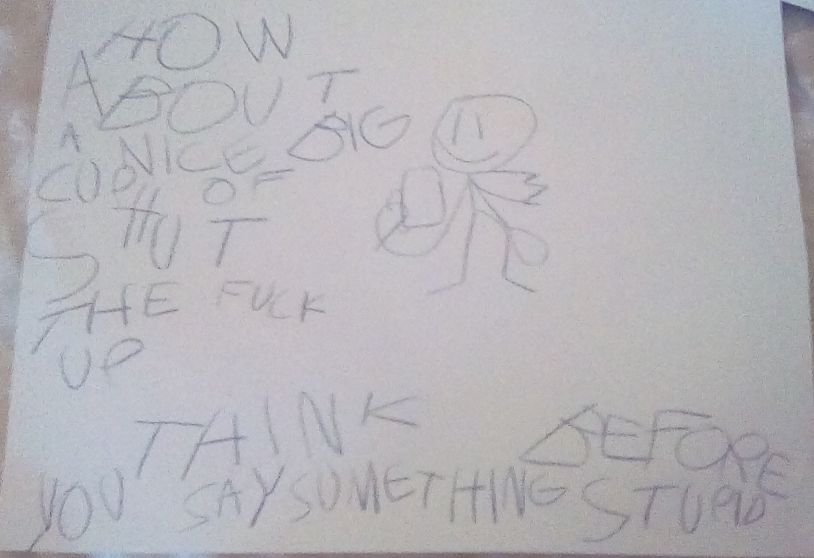 Detective Thicc offers you a nice big cup of stfu Blank Meme Template