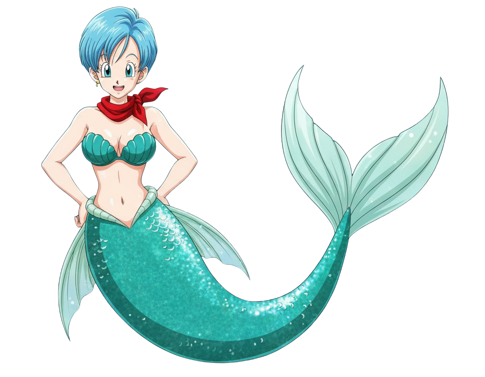 Mermaid Bulma Blank Meme Template