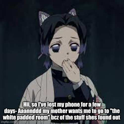 wait u have a point | Hii, so I've lost my phone for a few days- Aaannddd my mother wants me to go to "the white padded room" bcz of the stuff shes found out | image tagged in wait u have a point | made w/ Imgflip meme maker