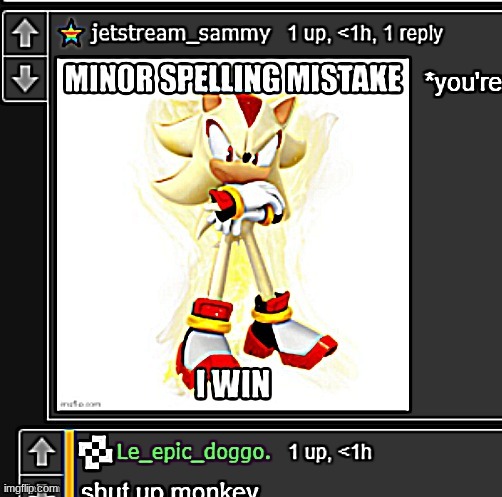 Shut up monkey | image tagged in shut up monkey | made w/ Imgflip meme maker