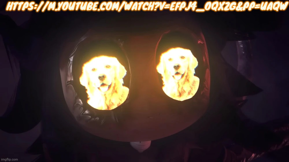 https://m.youtube.com/watch?v=EfpJ4_oqxZg&pp=uAQw | HTTPS://M.YOUTUBE.COM/WATCH?V=EFPJ4_OQXZG&PP=UAQW | image tagged in doggy eyes 3 | made w/ Imgflip meme maker