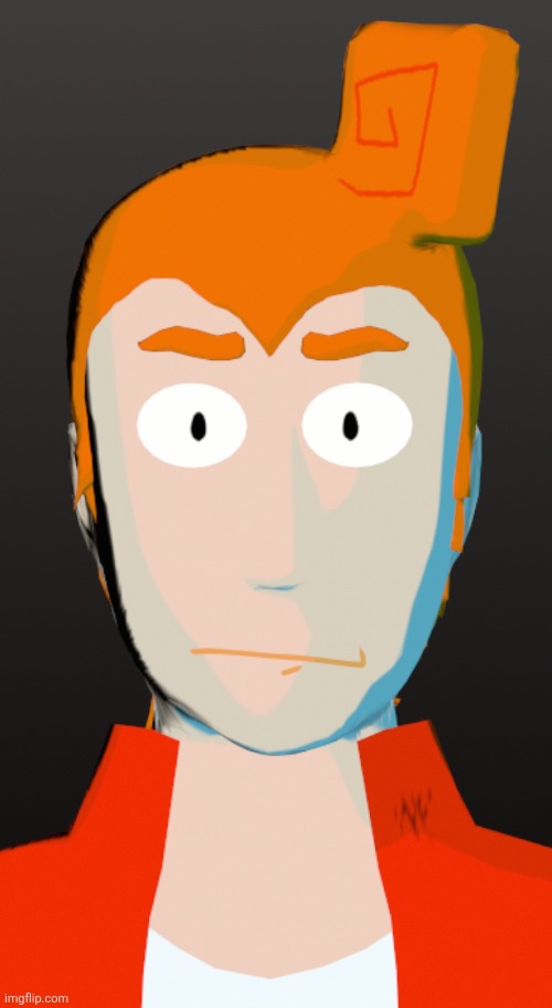 Game developer log #67: I changed the face of doug "shot" fenrick's cutscene model to resemble Luke wilson more. | made w/ Imgflip meme maker