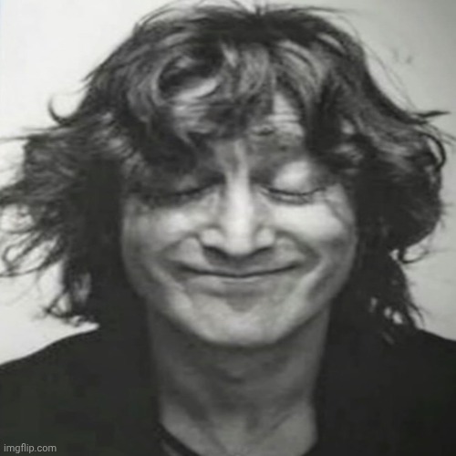 John Lennon holding back laughter | image tagged in john lennon holding back laughter | made w/ Imgflip meme maker