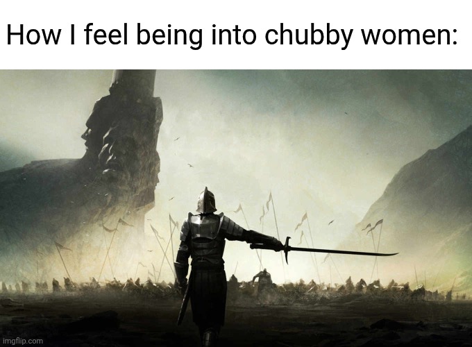 Just a fyi, this is not a joke | How I feel being into chubby women: | image tagged in the world is against me | made w/ Imgflip meme maker