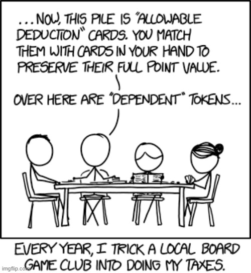 image tagged in board game,club,board games,trick,tax,taxes | made w/ Imgflip meme maker