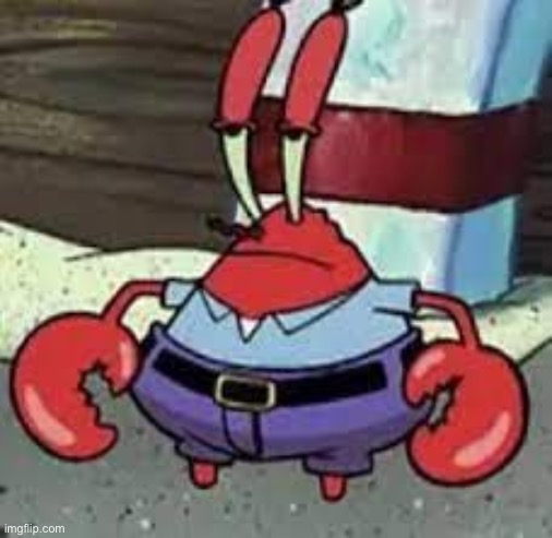 Mr krabs bruh | image tagged in mr krabs bruh | made w/ Imgflip meme maker