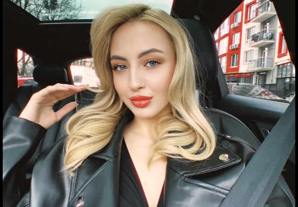 White Ukrainian Slavic Girl Blank Meme Template