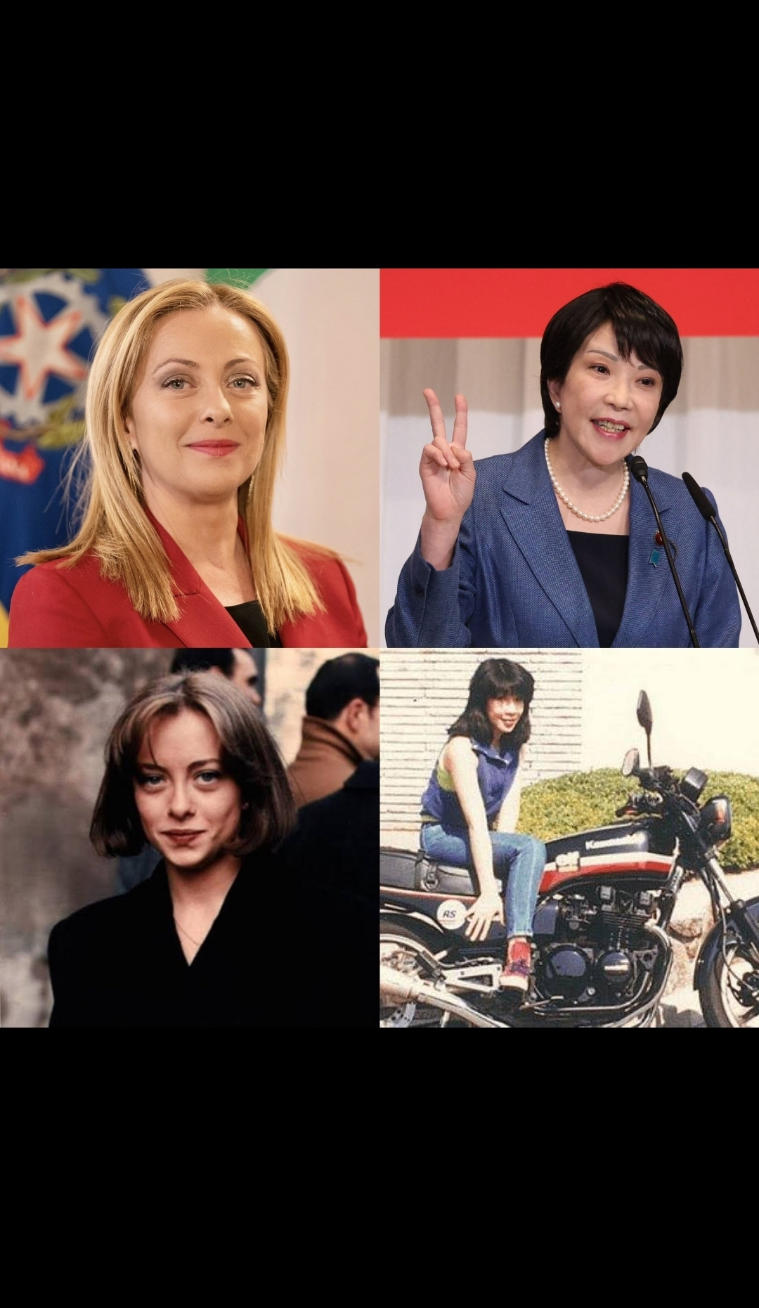 Italy and Japan Prime Ministers Blank Meme Template