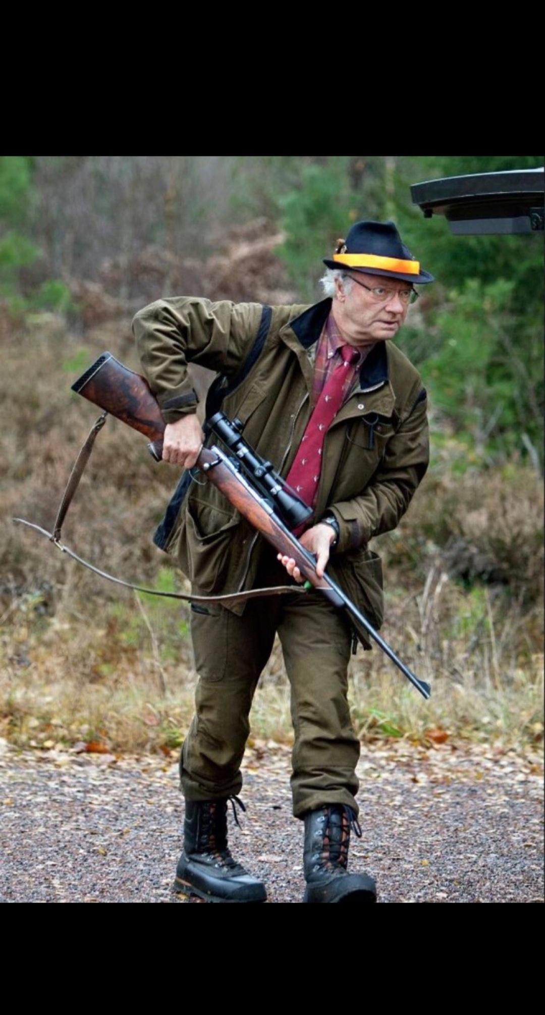 Sweden’s King Carl Gustaf XVI Blank Meme Template