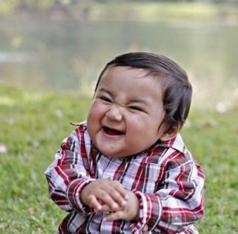 cute happy kid Blank Meme Template