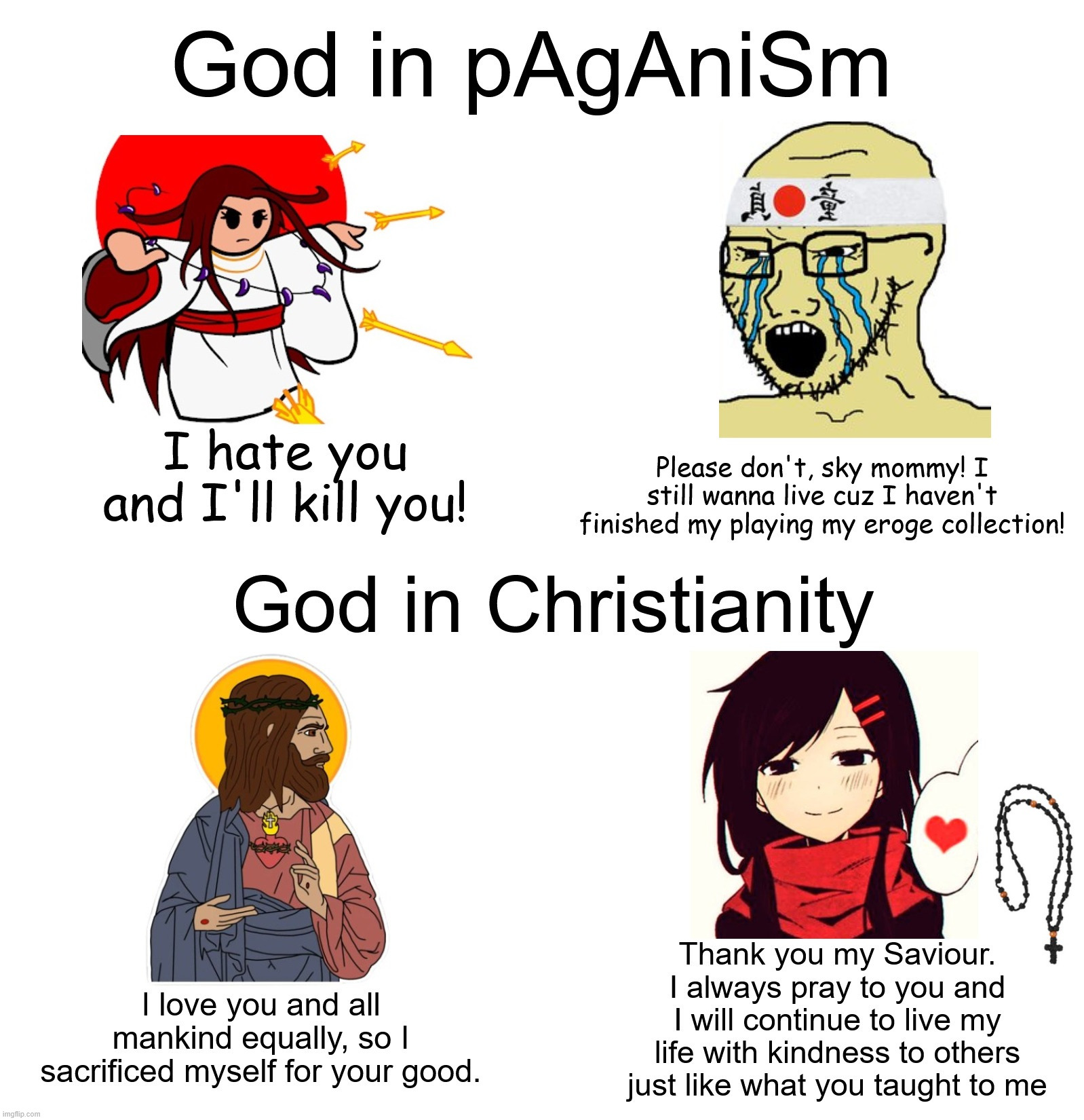 A random meme from my folder, for my brothers in Christ | image tagged in religion,wholesome,christianity,catholic,based,prayer | made w/ Imgflip meme maker