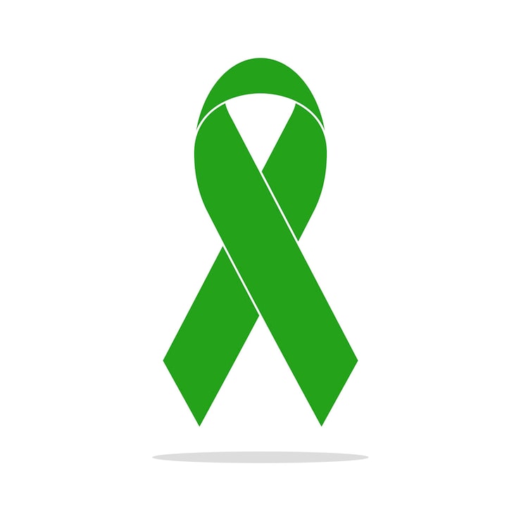 Green ribbon mental Health Blank Meme Template